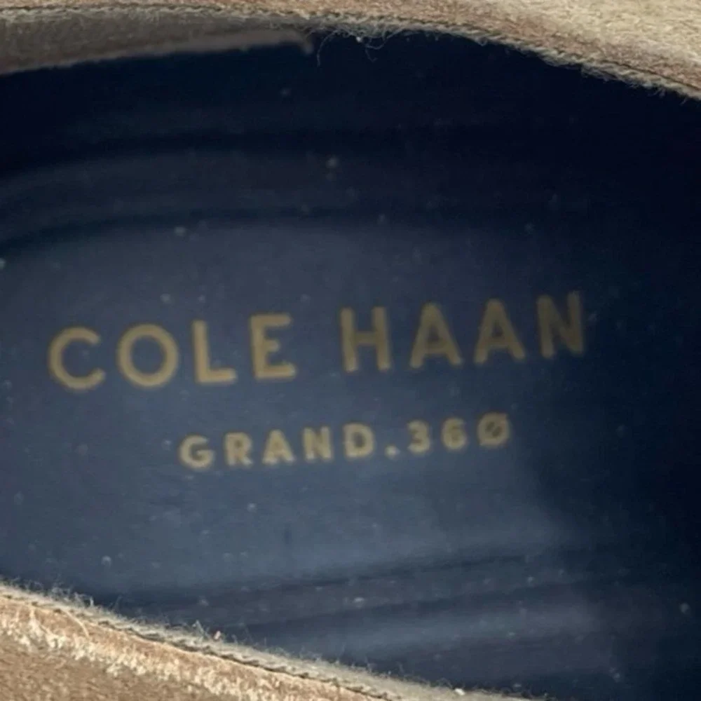 Cole Haan Men's Oxford Grand 360 Tan Suede 10.5M